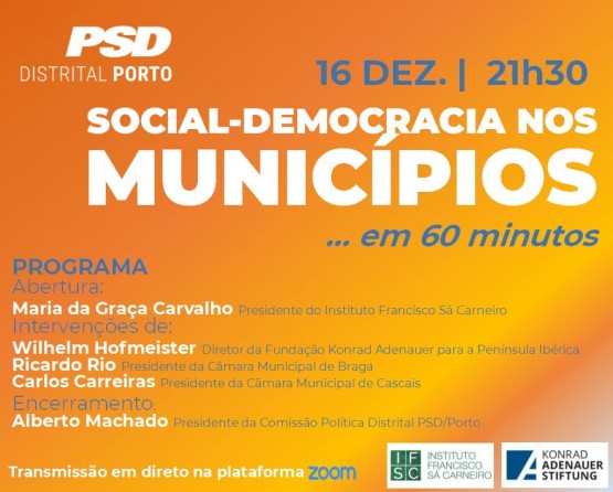 Social-Democracia nos municípios em debate apoiado pelo IFSC