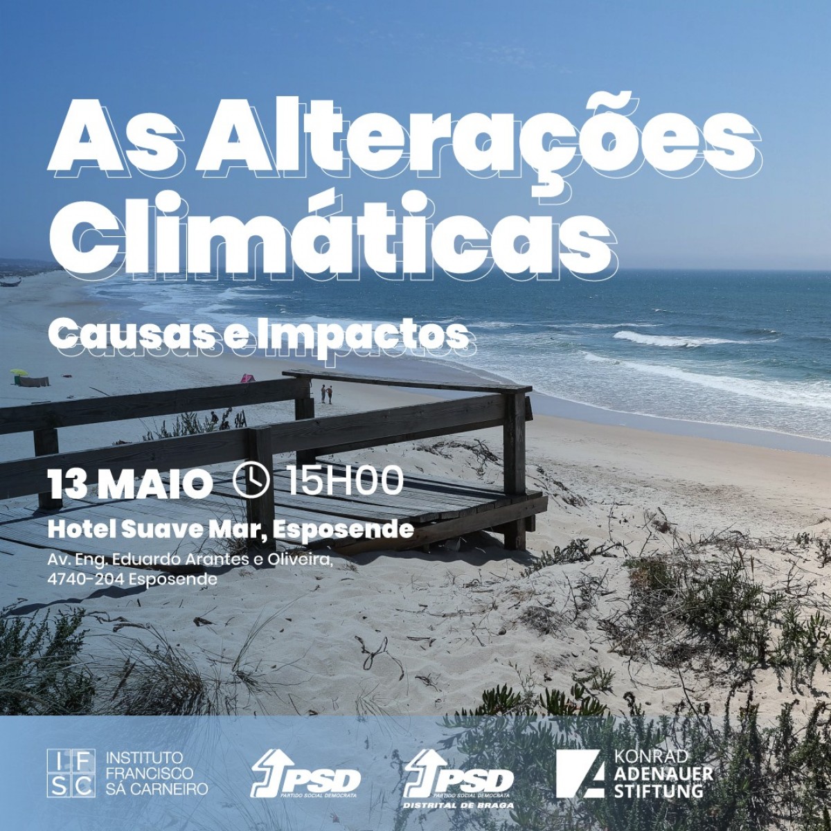 CONFERÊNCIA IFSC: AS ALTERAÇÕES CLIMÁTICAS, CAUSAS E IMPACTOS